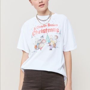 Urban Outfitters (Junk Food) Vintage Style Charlie Brown Christmas Faded Tee